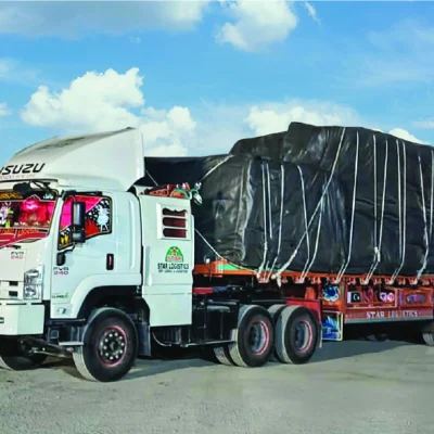 Flat bed trawler 43 feet